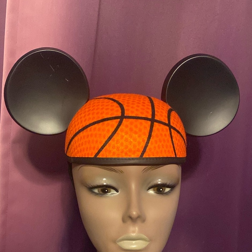 Basketball Mickey Ears | NBA Experience Vintage Disney Mouse Ears Hat